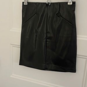 Dynamite Faux-Leather Skirt NWT
